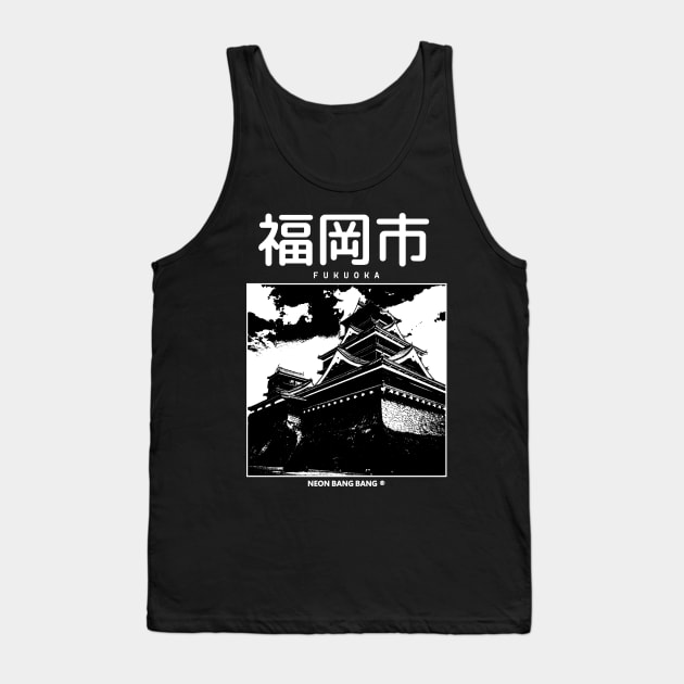 Fukuoka Japan Tank Top by Neon Bang Bang